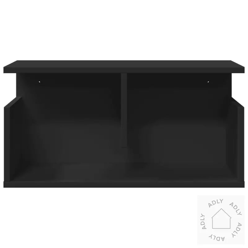 Veggskap 60X20X30 Cm Svart Konstruert Tre