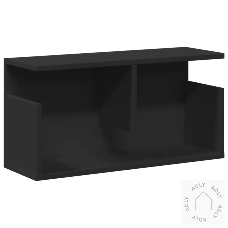 Veggskap 60X20X30 Cm Svart Konstruert Tre