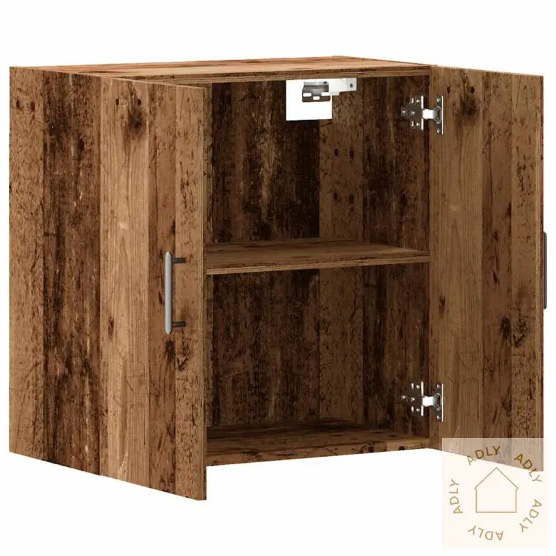 Veggskap Gammelt Tre 60X31X60 Cm Konstruert Tre