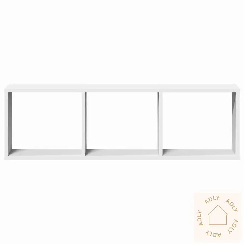 Veggskap 100X16X30 Cm Hvit Konstruert Tre
