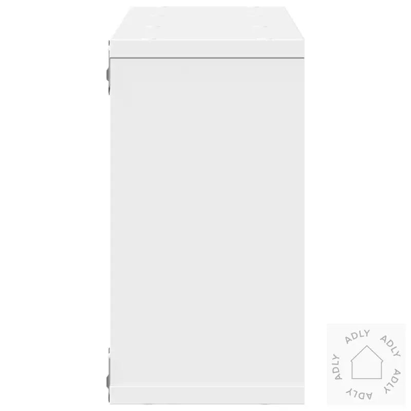 Veggskap 100X16X30 Cm Hvit Konstruert Tre