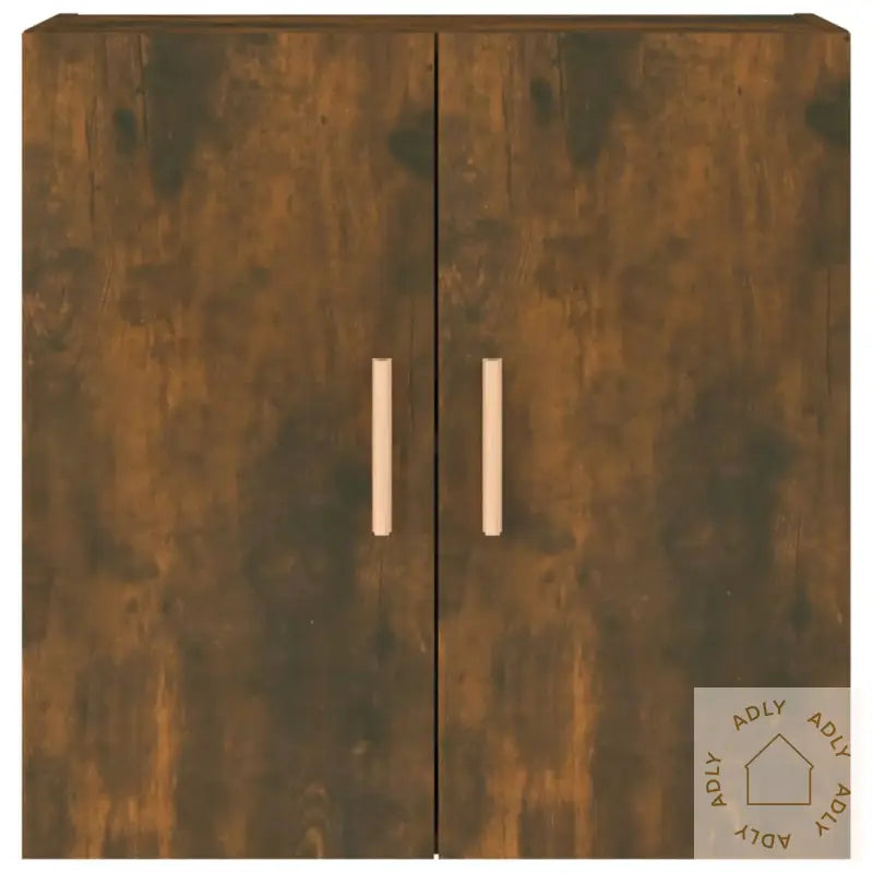 Veggskap Røkt Eik 60X30X60 Cm Konstruert Tre