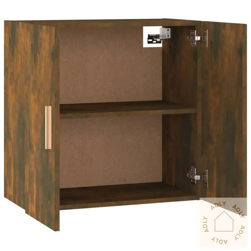 Veggskap Røkt Eik 60X30X60 Cm Konstruert Tre