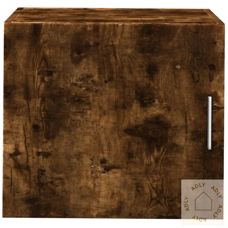 Veggskap Røkt Eik 45X42,5X40 Cm Konstruert Tre