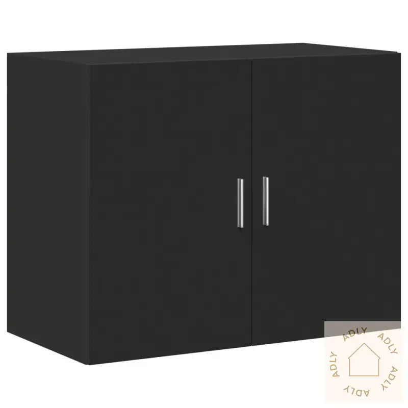 Veggskap Svart 80X42,5X64 Cm Konstruert Tre