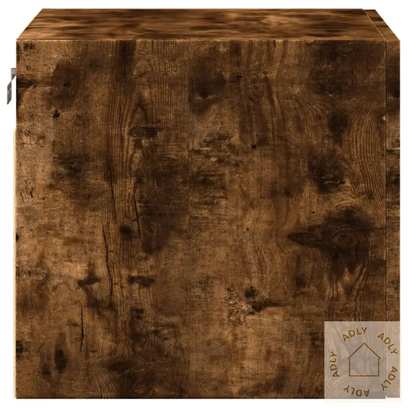Veggskap Røkt Eik 45X42,5X40 Cm Konstruert Tre