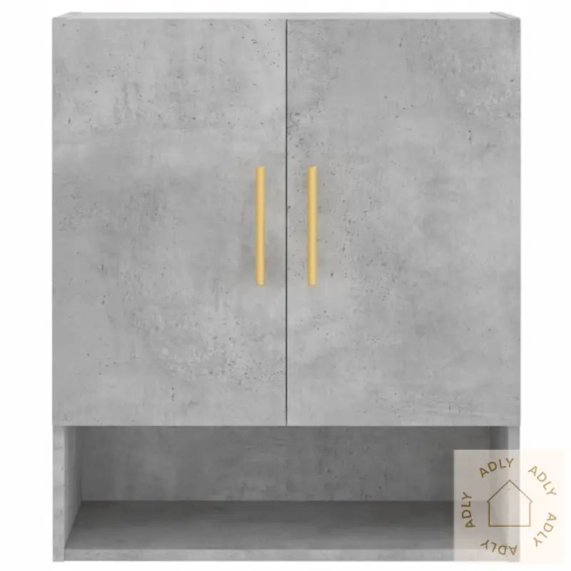 Veggskap Betonggrå 60X31X70 Cm Konstruert Tre