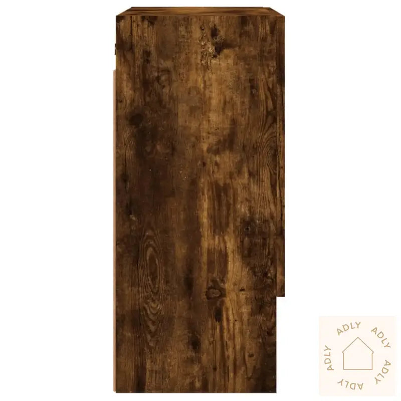 Veggskap Røkt Eik 60X31X70 Cm Konstruert Tre