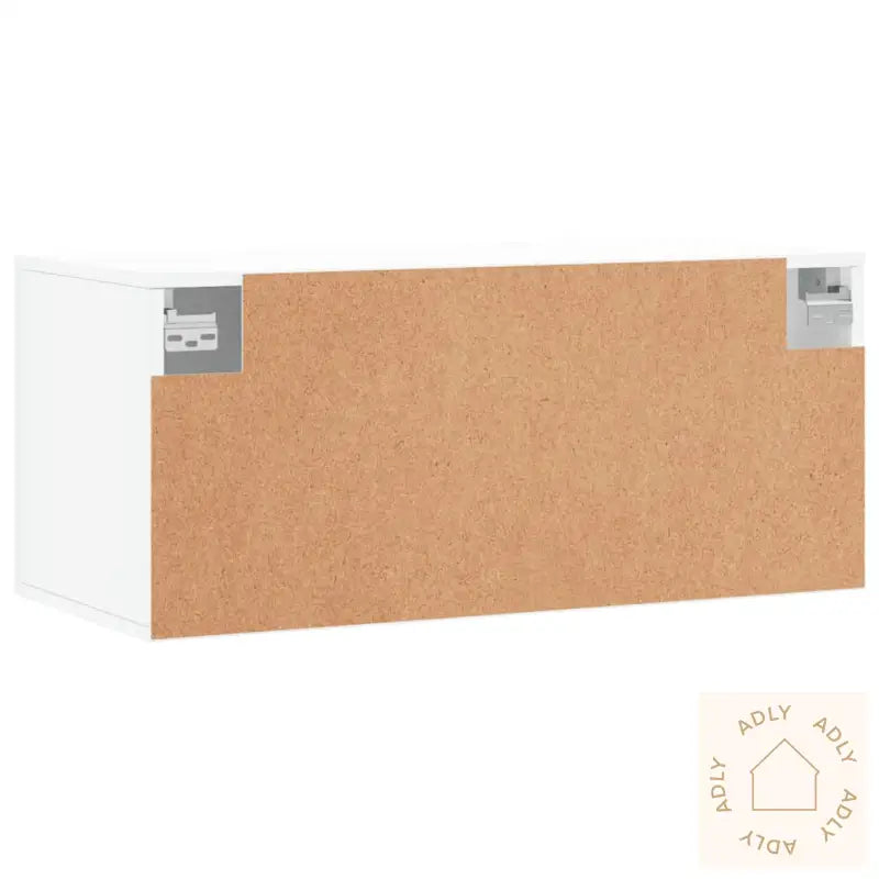 Veggskap Hvit 80X36,5X35 Cm Konstruert Tre