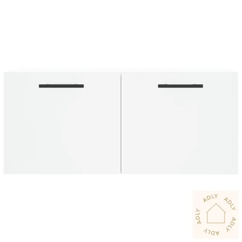 Veggskap Hvit 80X36,5X35 Cm Konstruert Tre