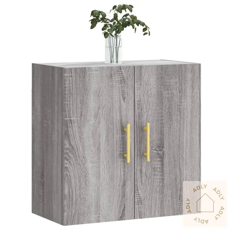 Veggskap Grå Sonoma 60X31X60 Cm Konstruert Tre