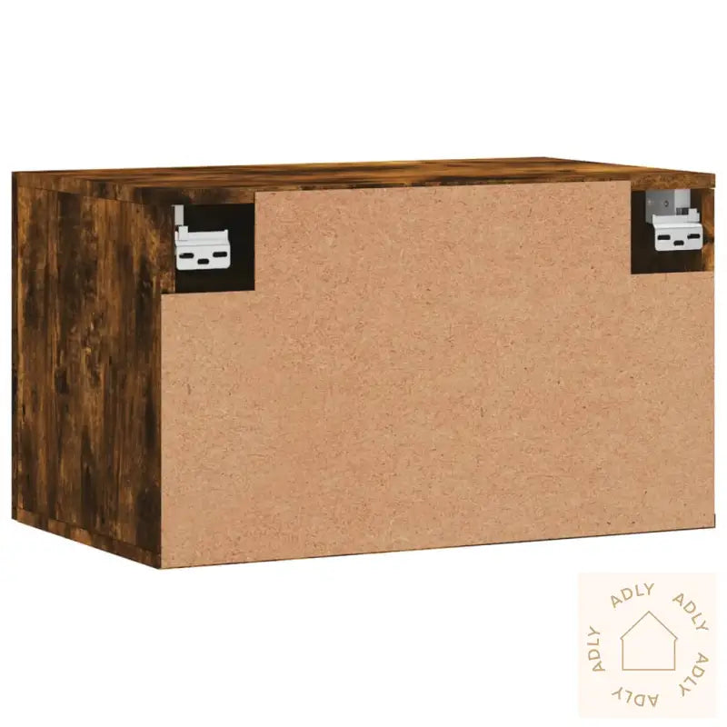 Veggskap Røkt Eik 60X36,5X35 Cm Konstruert Tre