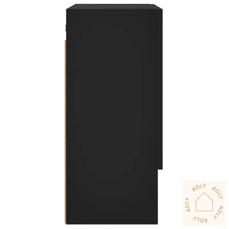 Veggskap Svart 60X31X70 Cm Konstruert Tre