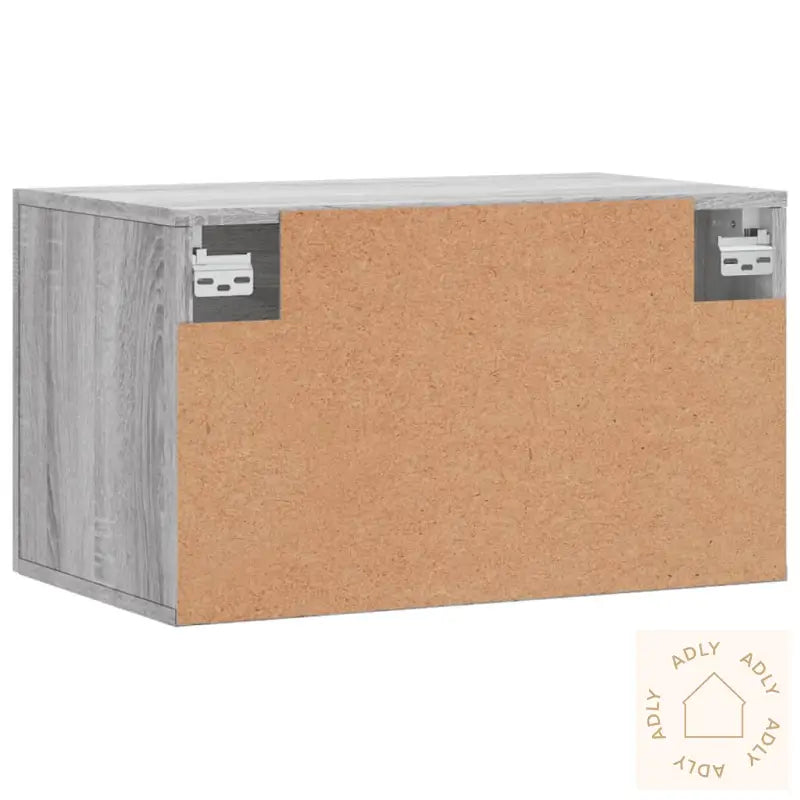 Veggskap Grå Sonoma 60X36,5X35 Cm Konstruert Tre