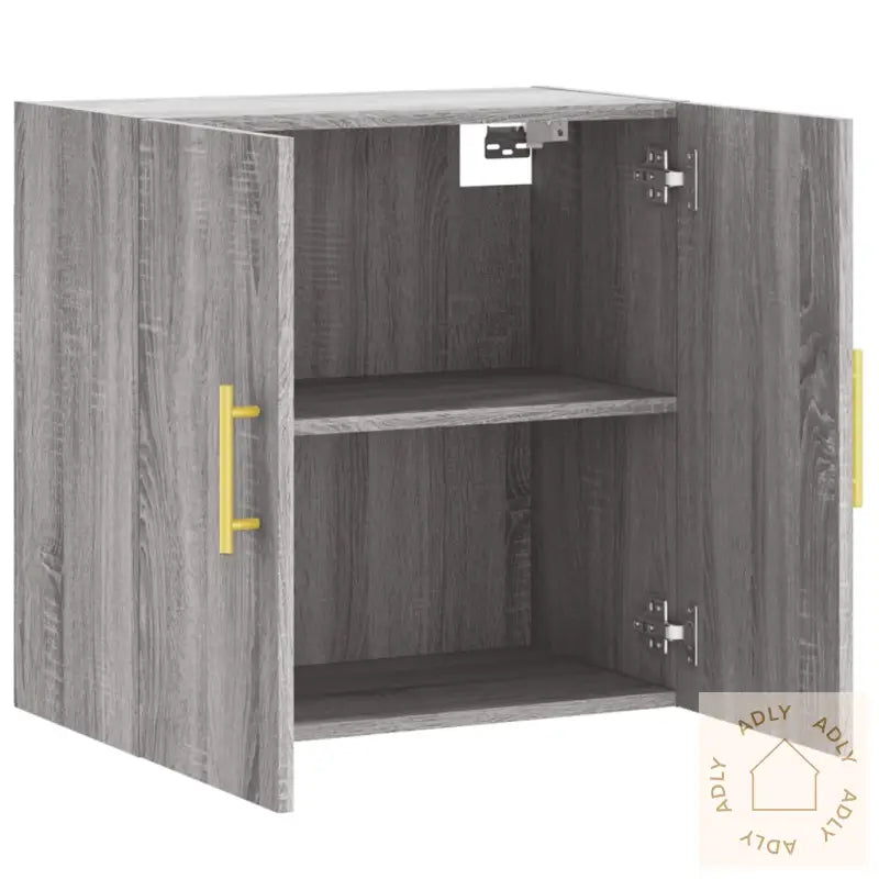 Veggskap Grå Sonoma 60X31X60 Cm Konstruert Tre