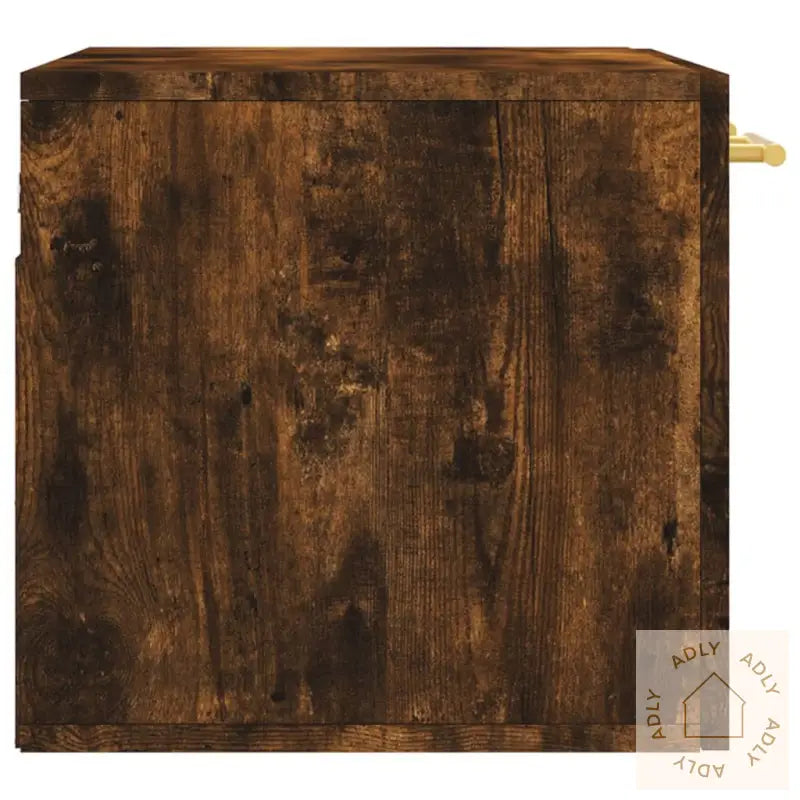 Veggskap Røkt Eik 60X36,5X35 Cm Konstruert Tre
