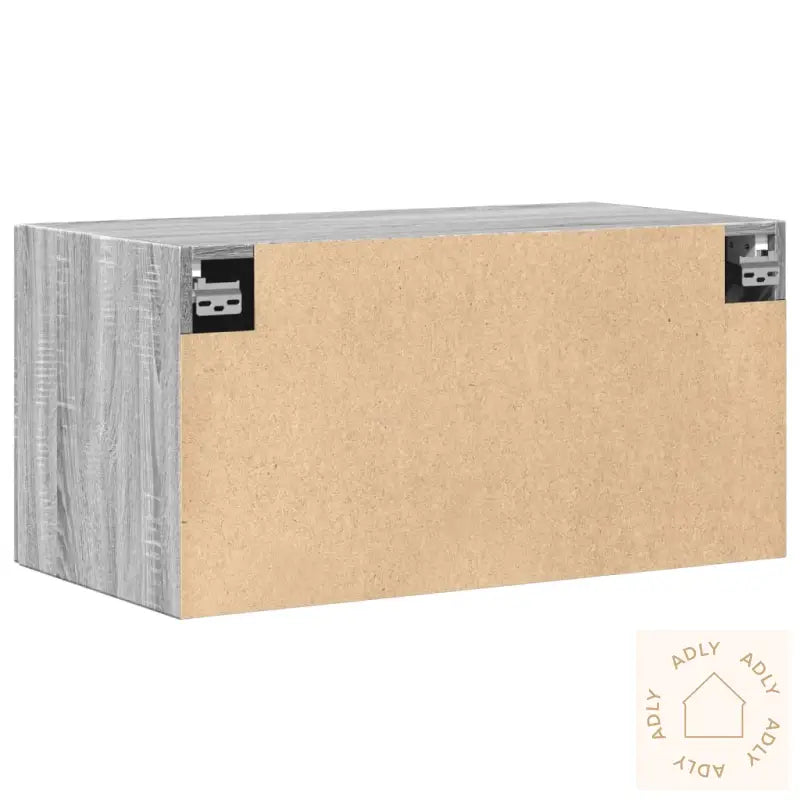 Veggskap Grå Sonoma 80X42,5X40 Cm Konstruert Tre