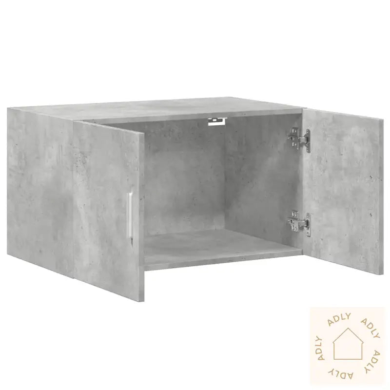 Veggskap Betonggrå 70X42,5X40 Cm Konstruert Tre