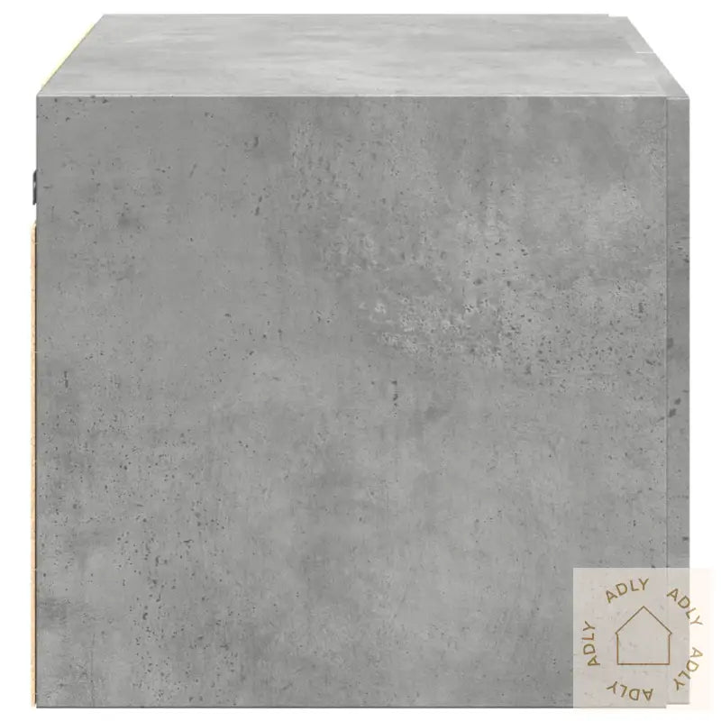 Veggskap Betonggrå 70X42,5X40 Cm Konstruert Tre