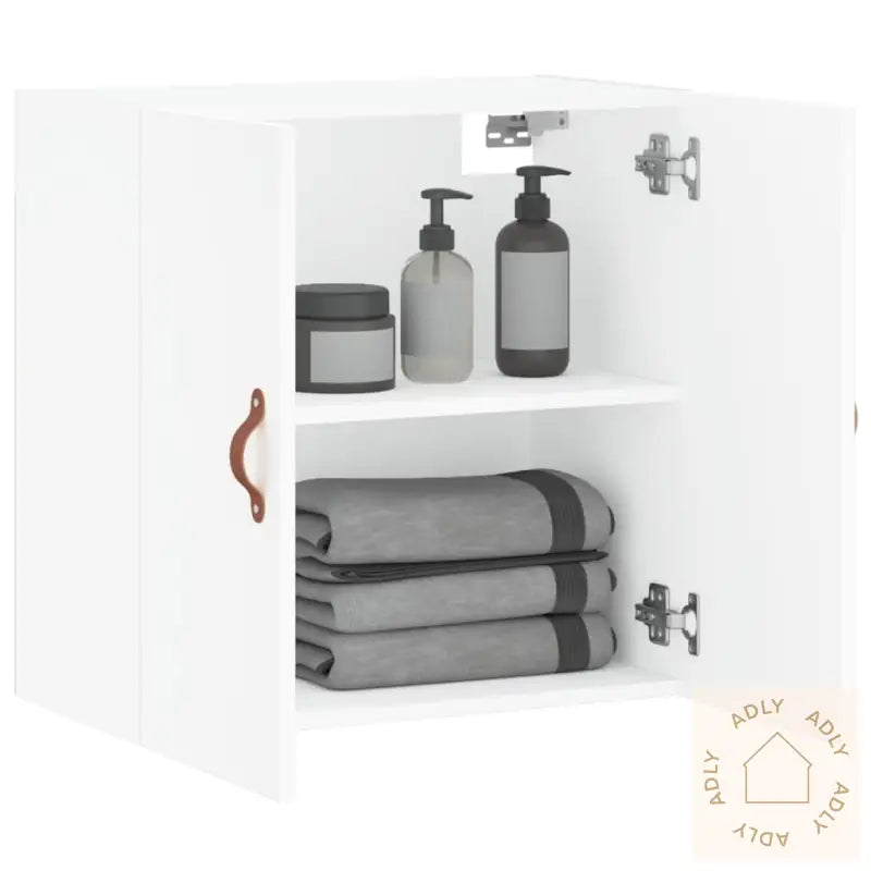 Veggskap Hvit 60X31X60 Cm Konstruert Tre
