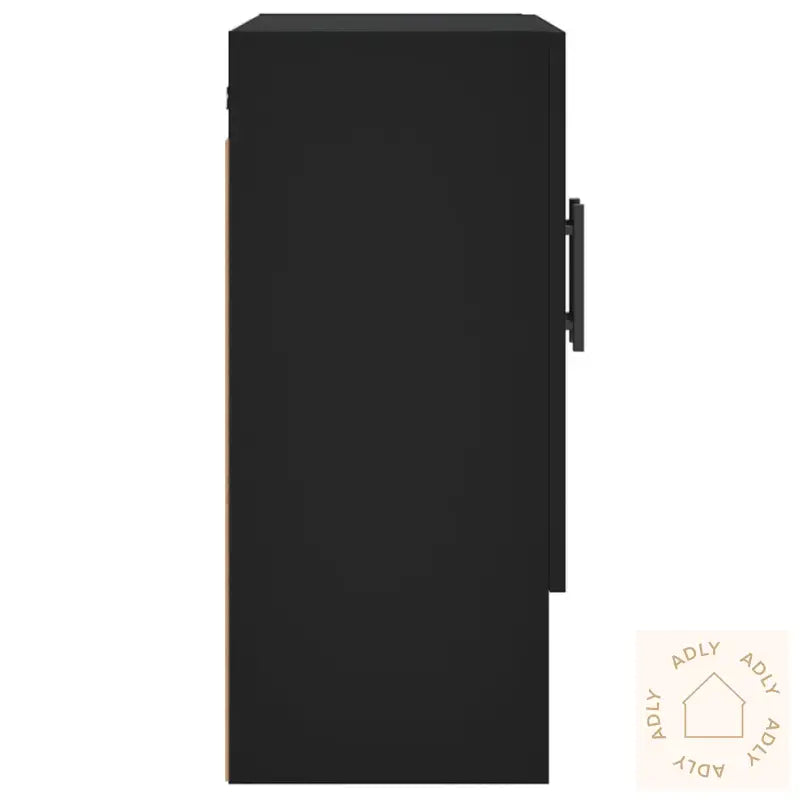 Veggskap Svart 60X31X70 Cm Konstruert Tre