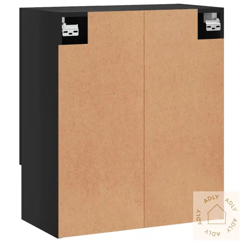Veggskap Svart 60X31X70 Cm Konstruert Tre