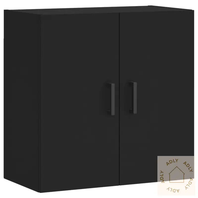 Veggskap Svart 60X31X60 Cm Konstruert Tre