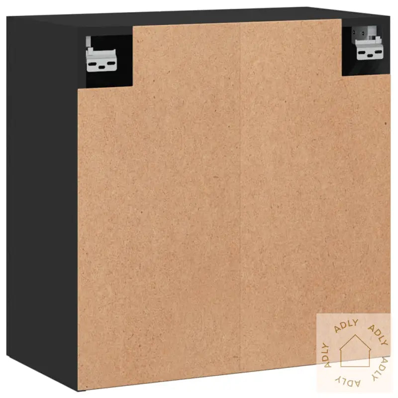 Veggskap Svart 60X31X60 Cm Konstruert Tre