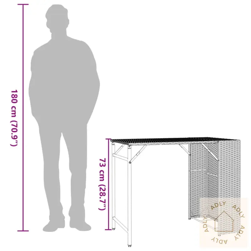 Hagespisegruppe 5 Deler Beige Polyrotting
