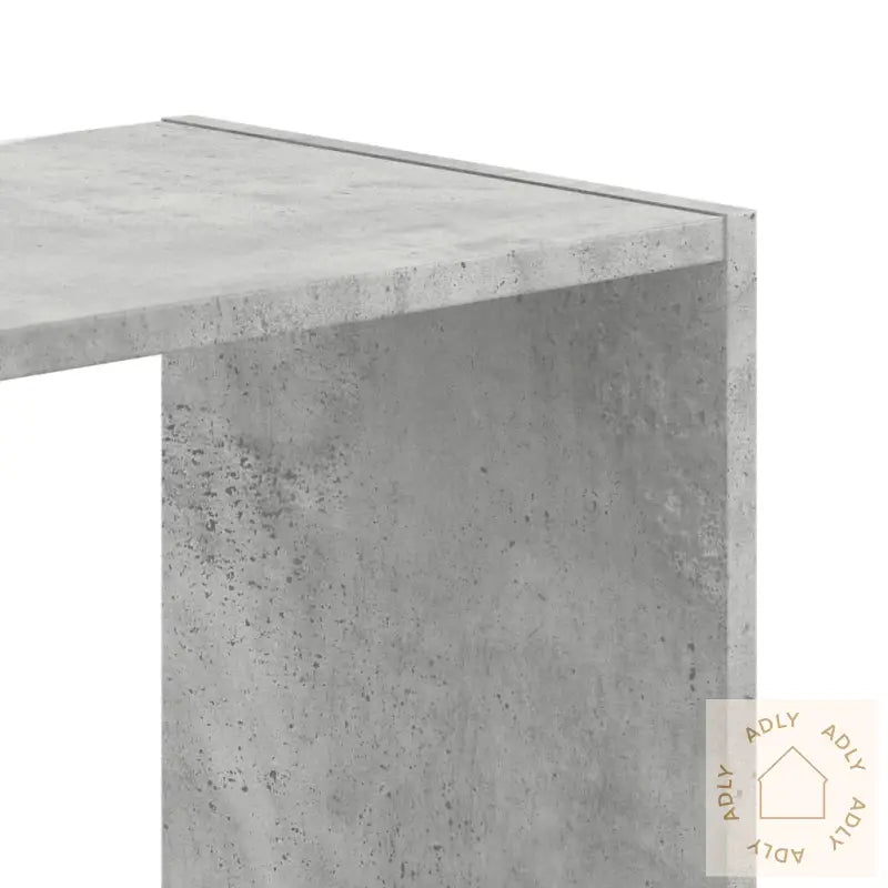 Bokhylle Betonggrå 102X32X102 Cm Konstruert Tre