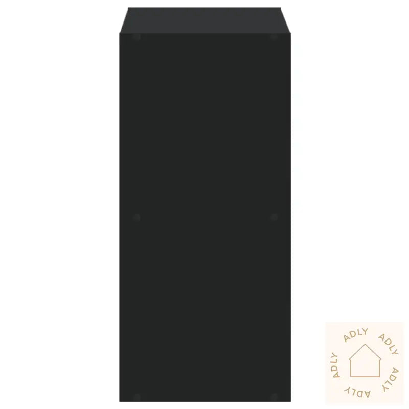 Bokhylle Svart 68,5X32X68,5 Cm Konstruert Tre