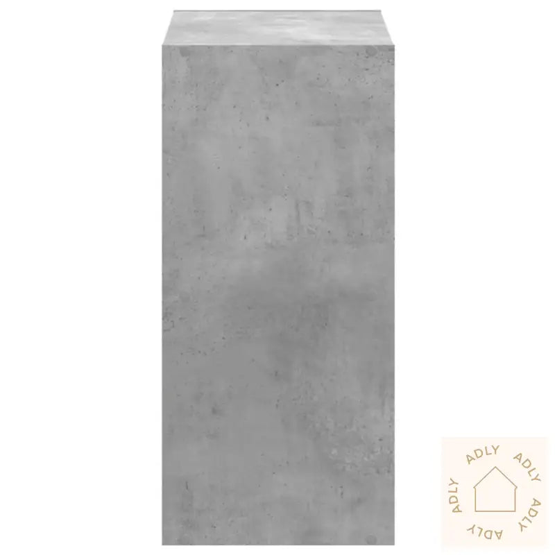Bokhylle Betonggrå 68,5X32X68,5 Cm Konstruert Tre