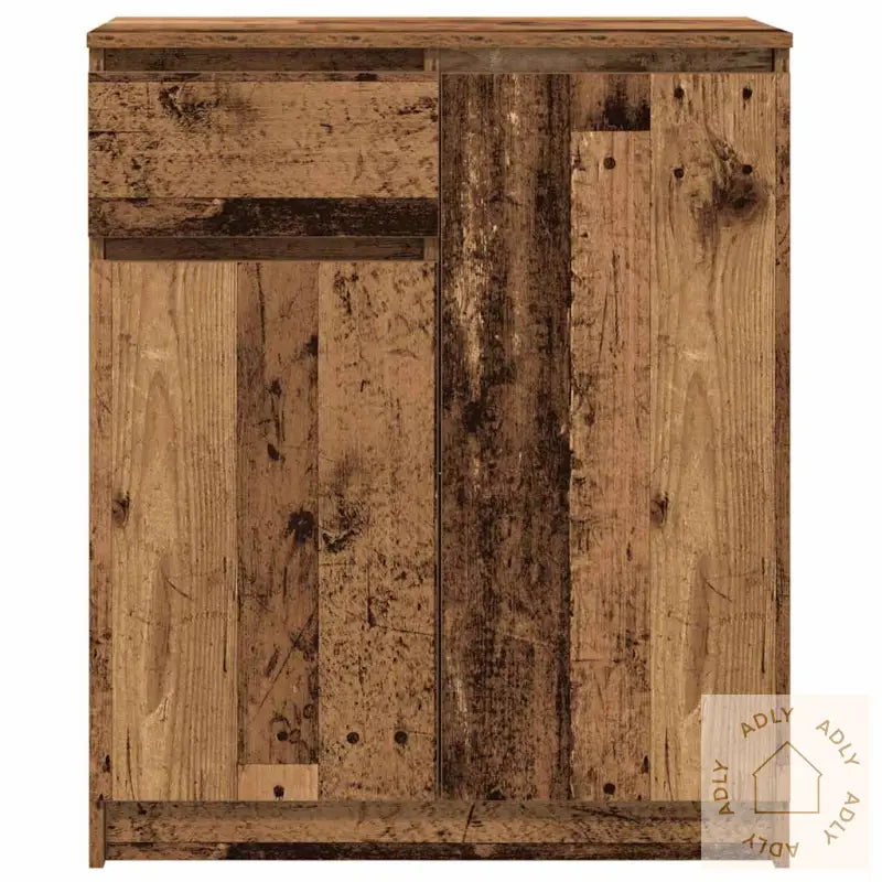 Skjenk Med Skuff Gammelt Tre 71X35X84 Cm Konstruert Tre
