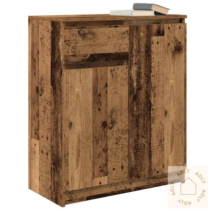 Skjenk Med Skuff Gammelt Tre 71X35X84 Cm Konstruert Tre