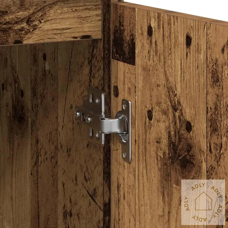 Skjenk Med Skuff Gammelt Tre 71X35X84 Cm Konstruert Tre