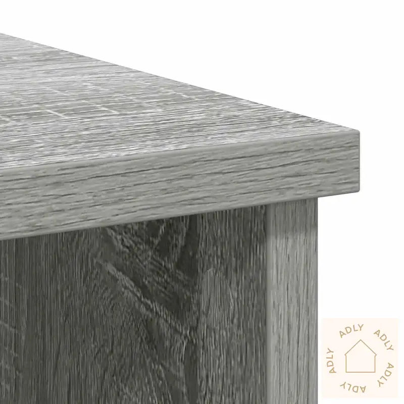 Skjenk Med Skuff Grå Sonoma 101X35X76 Cm Konstruert Tre