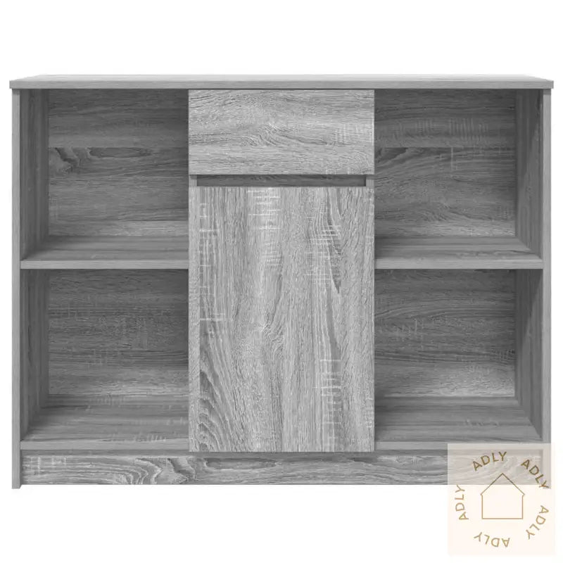 Skjenk Med Skuff Grå Sonoma 101X35X76 Cm Konstruert Tre