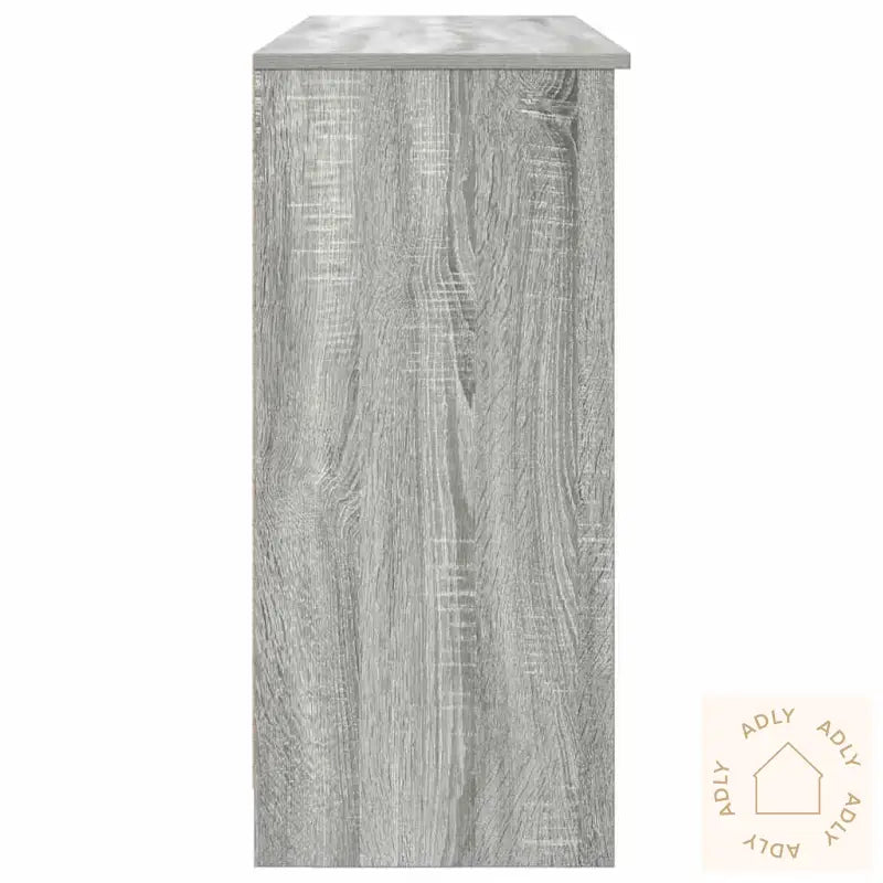 Skjenk Med Skuff Grå Sonoma 101X35X76 Cm Konstruert Tre