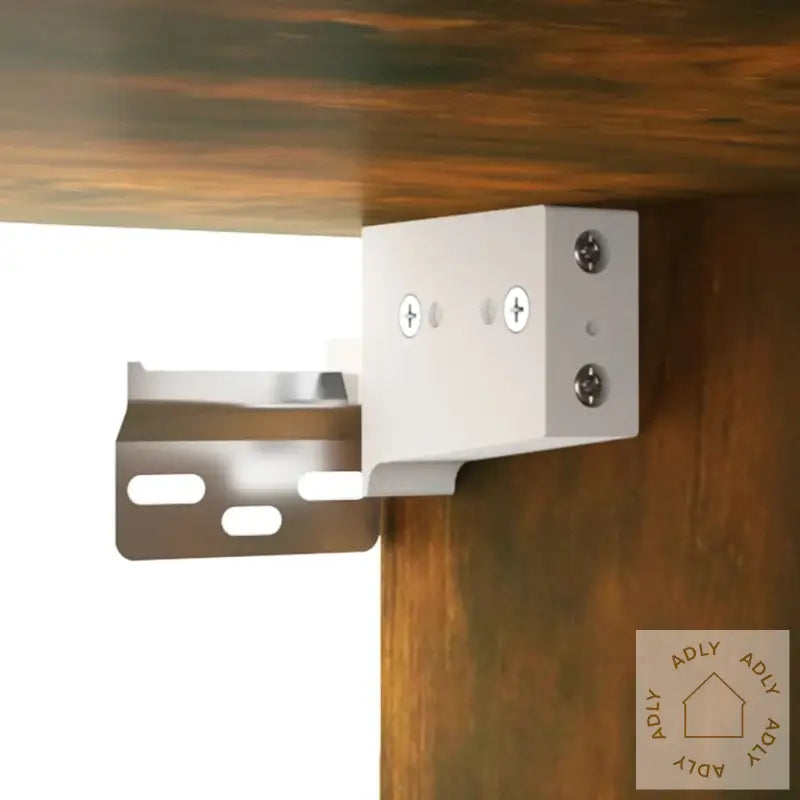 Veggskap 2 Stk Røkt Eik 60X36,5X35 Cm Konstruert Tre