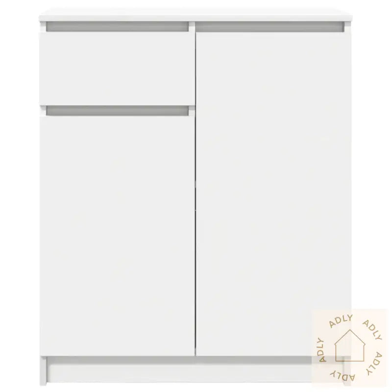 Skjenk Med Skuff Hvit 71X35X84 Cm Konstruert Tre