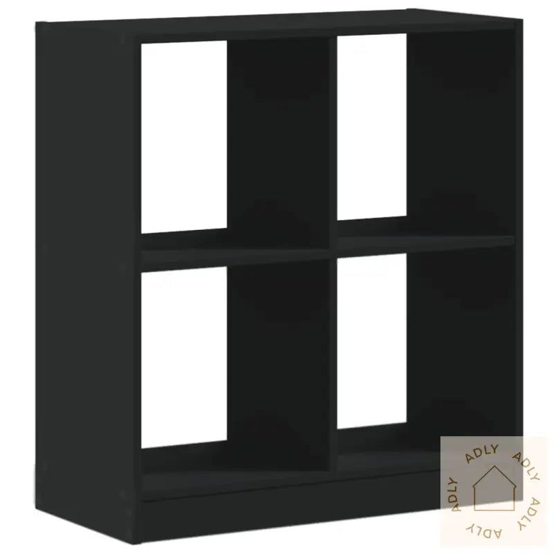 Bokhylle Svart 68,5X32X75 Cm Konstruert Tre
