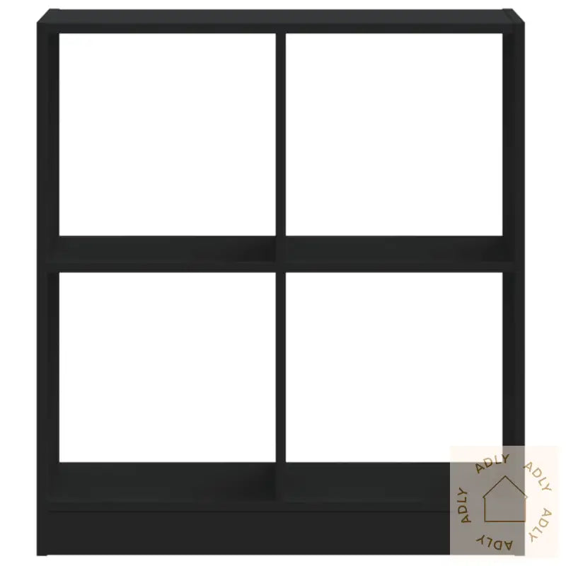Bokhylle Svart 68,5X32X75 Cm Konstruert Tre