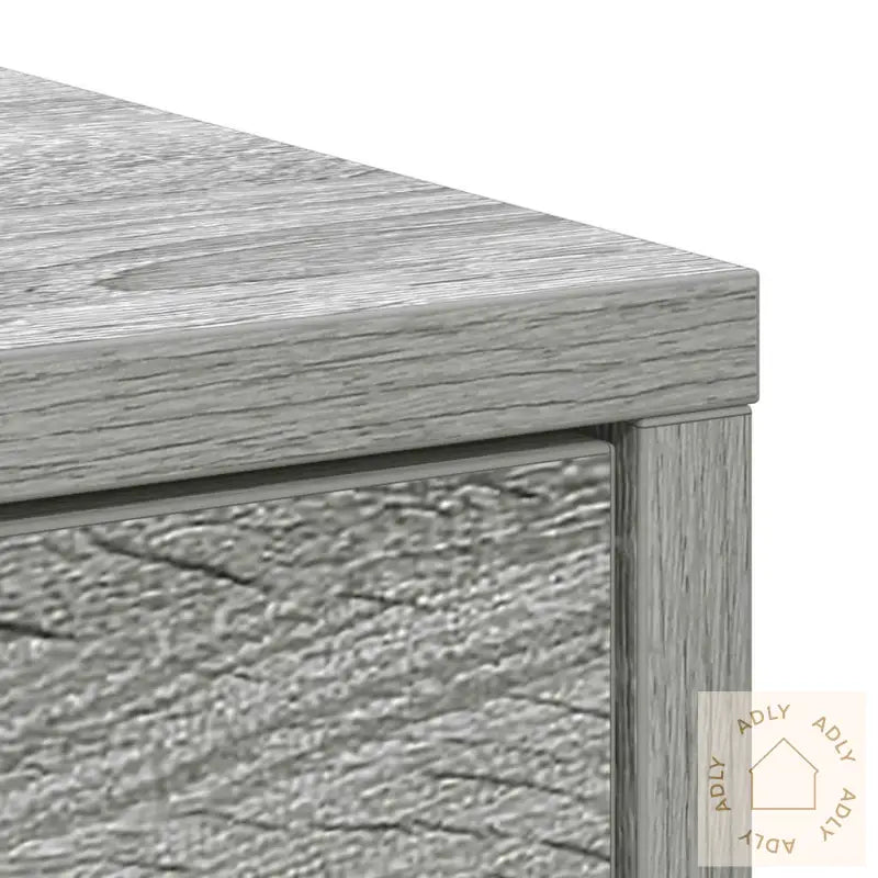 Skjenk Med Skuffer Og Dører Grå Sonoma 70,5X34X74,5 Cm