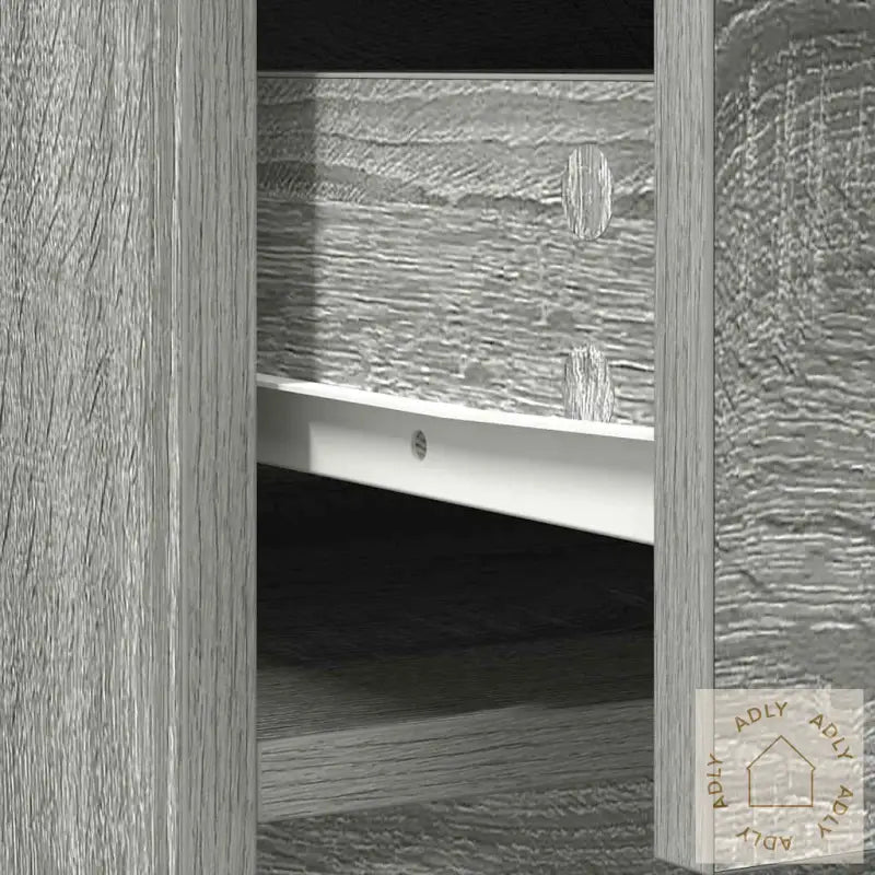 Skjenk Med Skuffer Og Dører Grå Sonoma 70,5X34X74,5 Cm