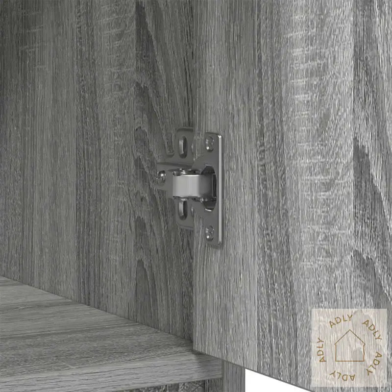 Skjenk Med Skuffer Og Dører Grå Sonoma 70,5X34X74,5 Cm