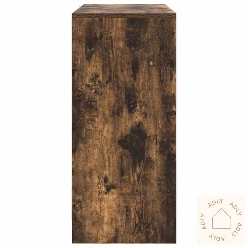 Skjenk Med Skuff Røkt Eik 80X34X76 Cm Konstruert Tre