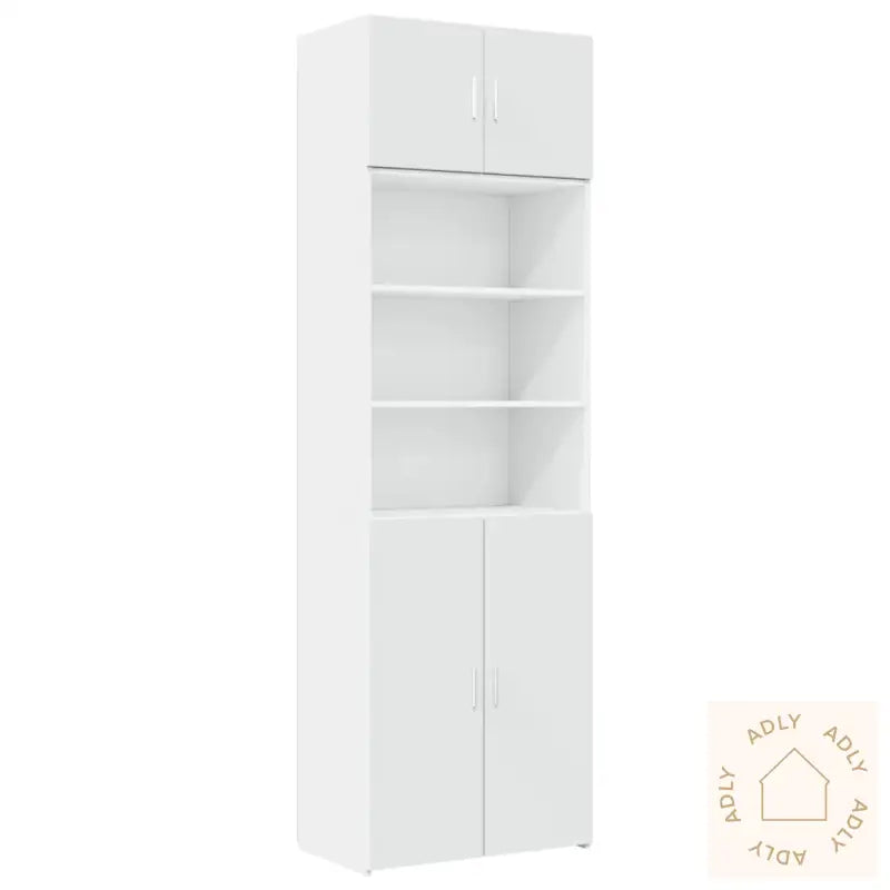 Oppbevaringsskap Hvit 70X42,5X225 Cm Konstruert Tre