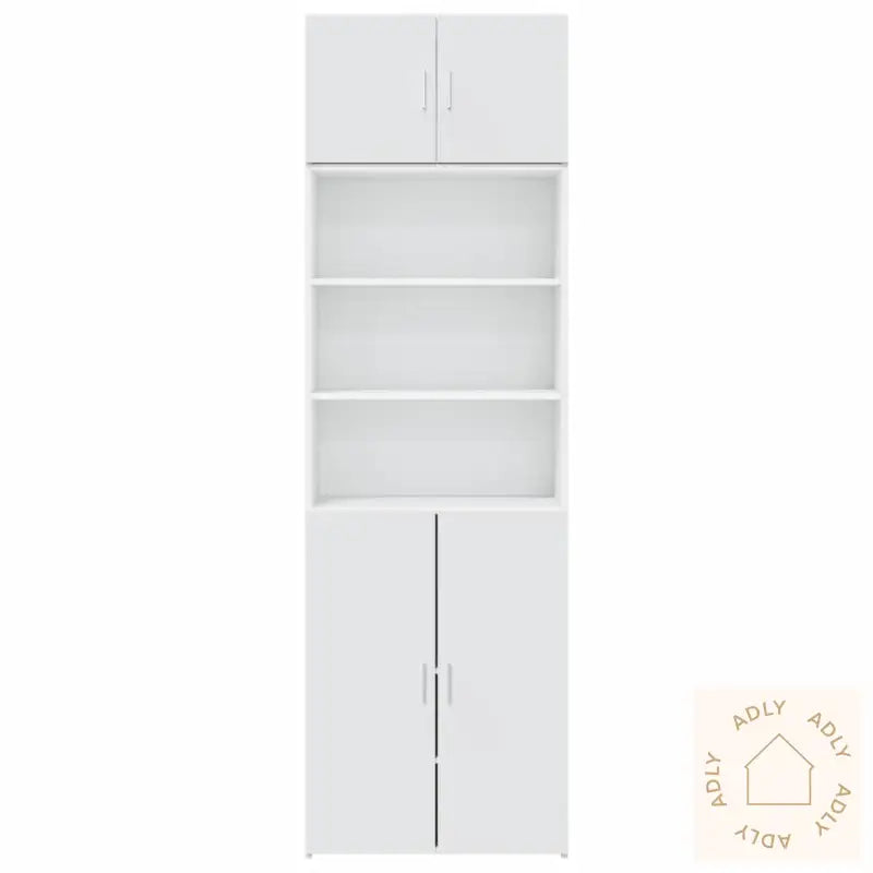 Oppbevaringsskap Hvit 70X42,5X225 Cm Konstruert Tre