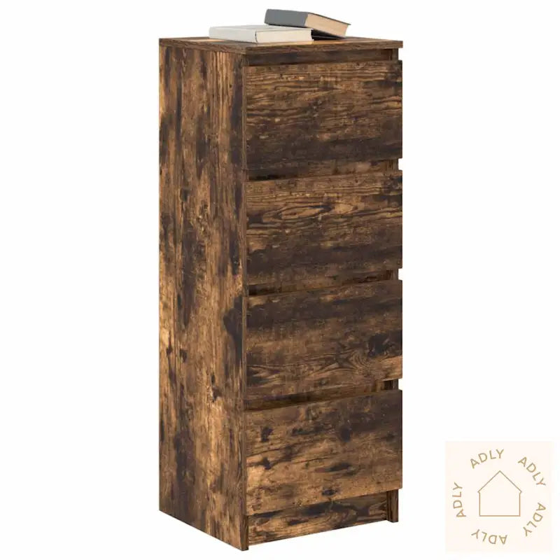 Skjenk Røkt Eik 37,5X35X99 Cm Konstruert Tre