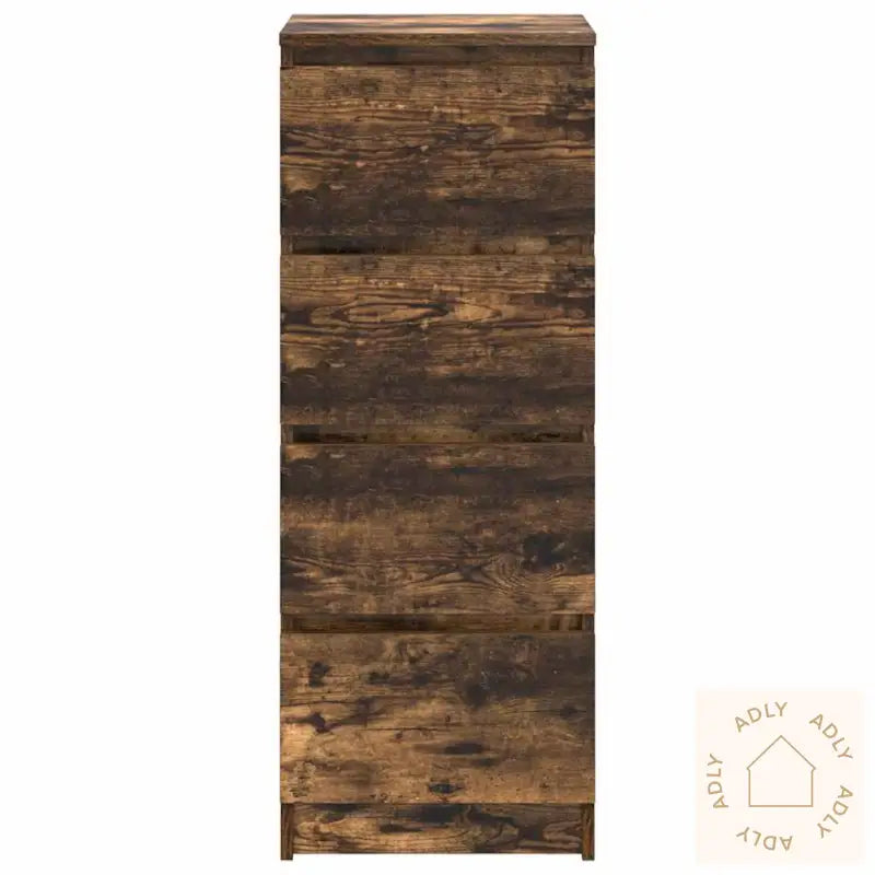 Skjenk Røkt Eik 37,5X35X99 Cm Konstruert Tre